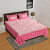 Cotton Double Bedsheet With Pillow Covers Jaipuri Print - Pink - photo