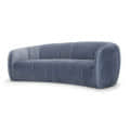 Dusty Blue Hugo 3 Seater Sofa - front_view