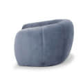 Dusty Blue Hugo 3 Seater Sofa - top_view