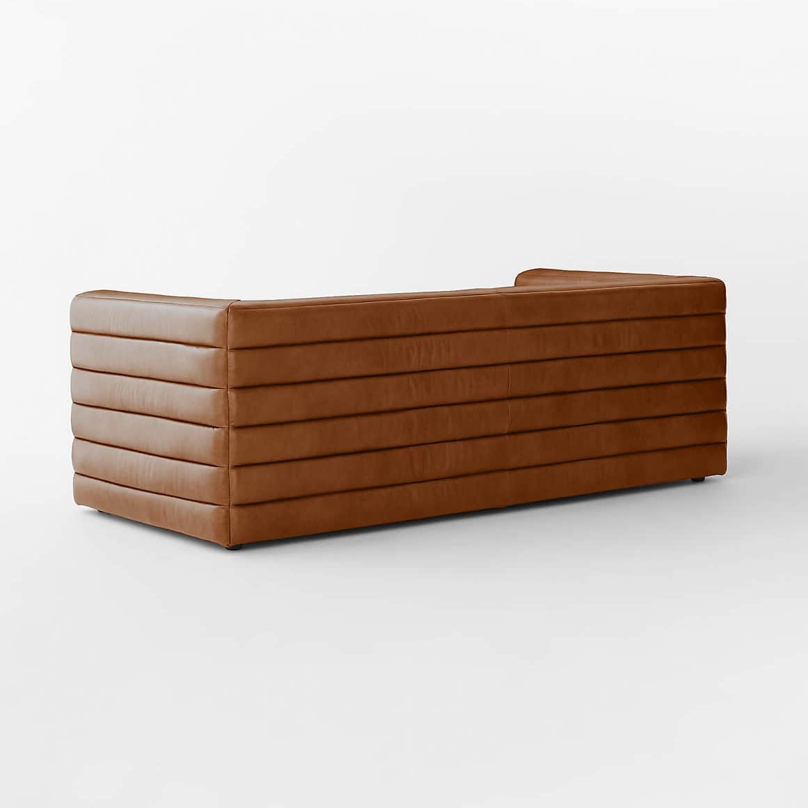 Eclairs Modern Leather Sofa - rear_view
