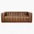 Eclairs Greta Modern Low Back Sofa - front_view