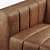 Eclairs Greta Modern Low Back Sofa - left_view