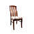 Warren Ebony High Back Dining Chair - rear_view