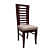High Back Solid Wood Dining Chair - front_view