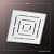 Ultra Slim SS Shower Chrome Finished Head Square - photo