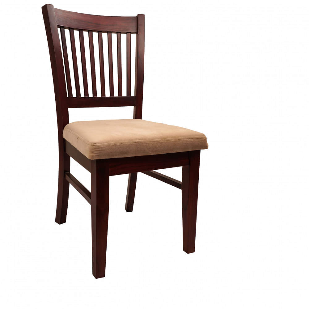 Warren Ebony Wooden High Back Dining Chair - photo