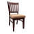 Warren Ebony Wooden High Back Dining Chair - front_view