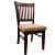 Warren Ebony Wooden High Back Dining Chair - top_view