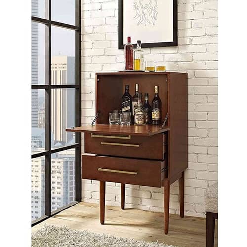 Mid century bar cabinet