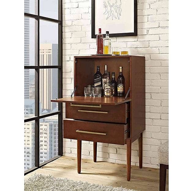 Mid century bar cabinet
