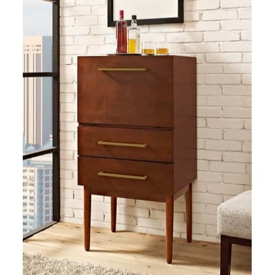 Mid century bar cabinet - front_view