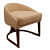 Low Back Puffy chair - front_view