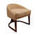 Low Back Puffy chair - left_view