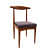 Ebony Single Dining Chair - front_view