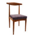 Ebony Single Dining Chair - top_view