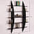 Wood Glossy Finish Floating Wall Shelf - top_view
