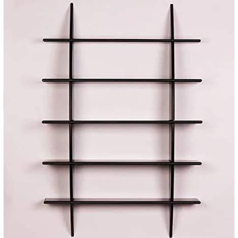 Wood Glossy Finish Floating Wall Shelf