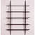 Wood Glossy Finish Floating Wall Shelf - right_view