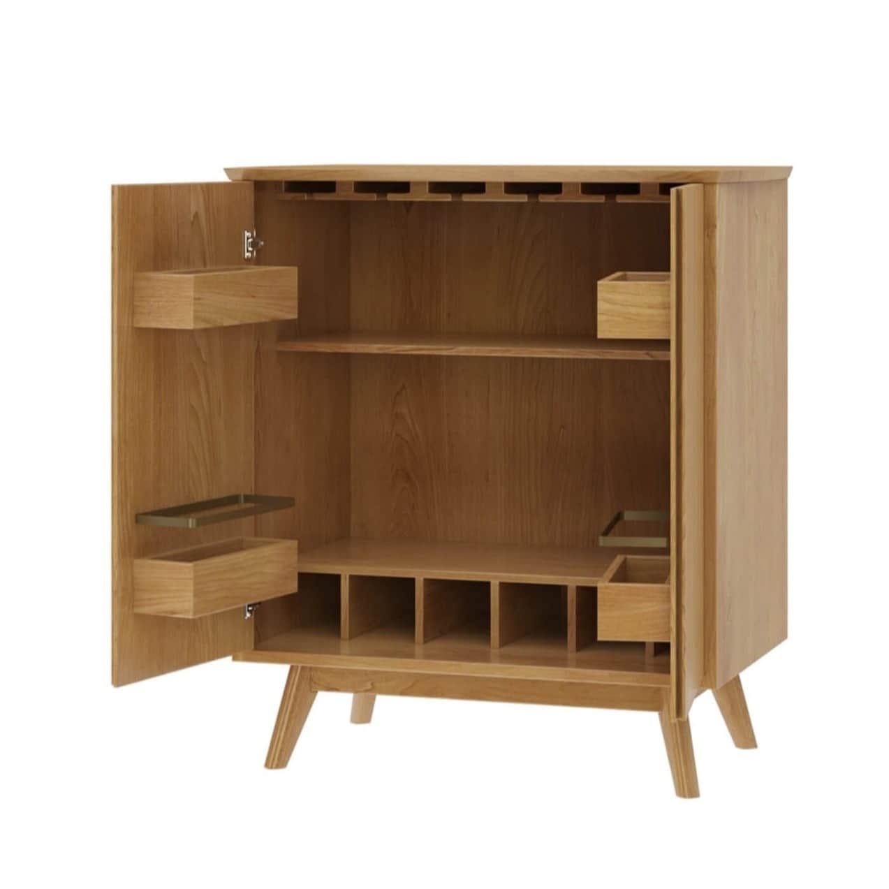 Midcentury Modern Bar Cabinet - top_view