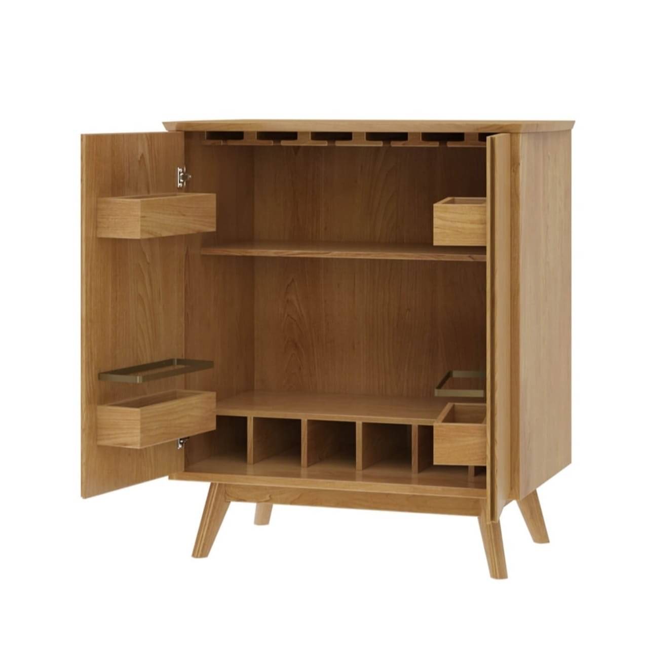 Midcentury Modern Bar Cabinet