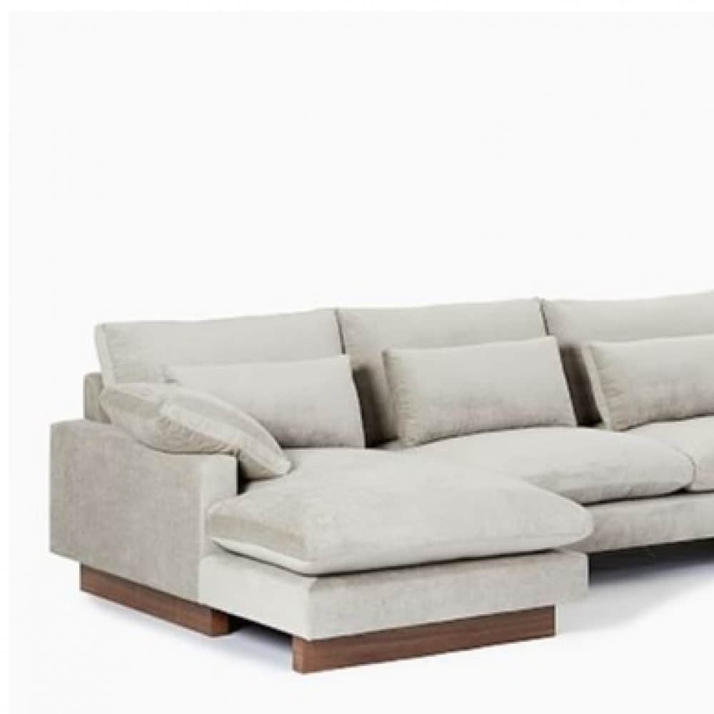 Dayton White 4 Seater Sofa Set - photo