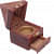 Dhoop and Loban Burner Box Wooden Pyramid Incense Box - rear_view