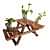 Plant Stand with 3 Decks - front_view