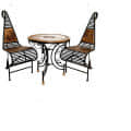 Wrought Iron Patio Furniture Set of 3 - photo