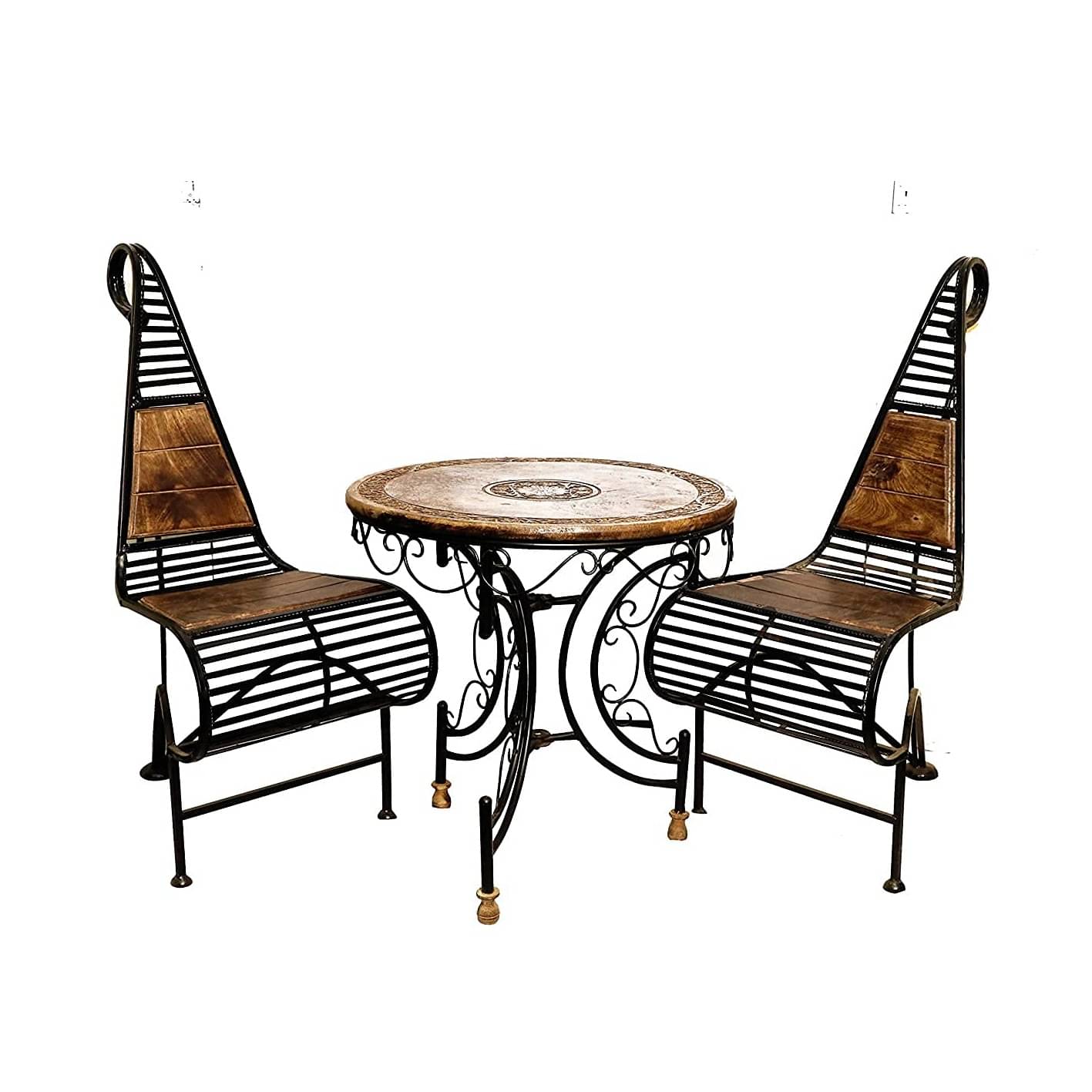 Wrought Iron Patio Furniture Set of 3