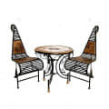 Wrought Iron Patio Furniture Set of 3 - front_view