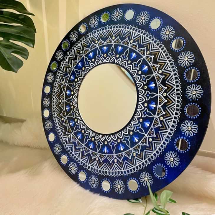 Sakai Mandala Mirror Wall Hanging - photo