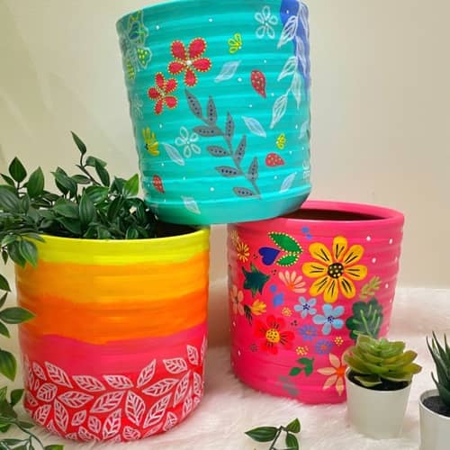 Colourful Planters