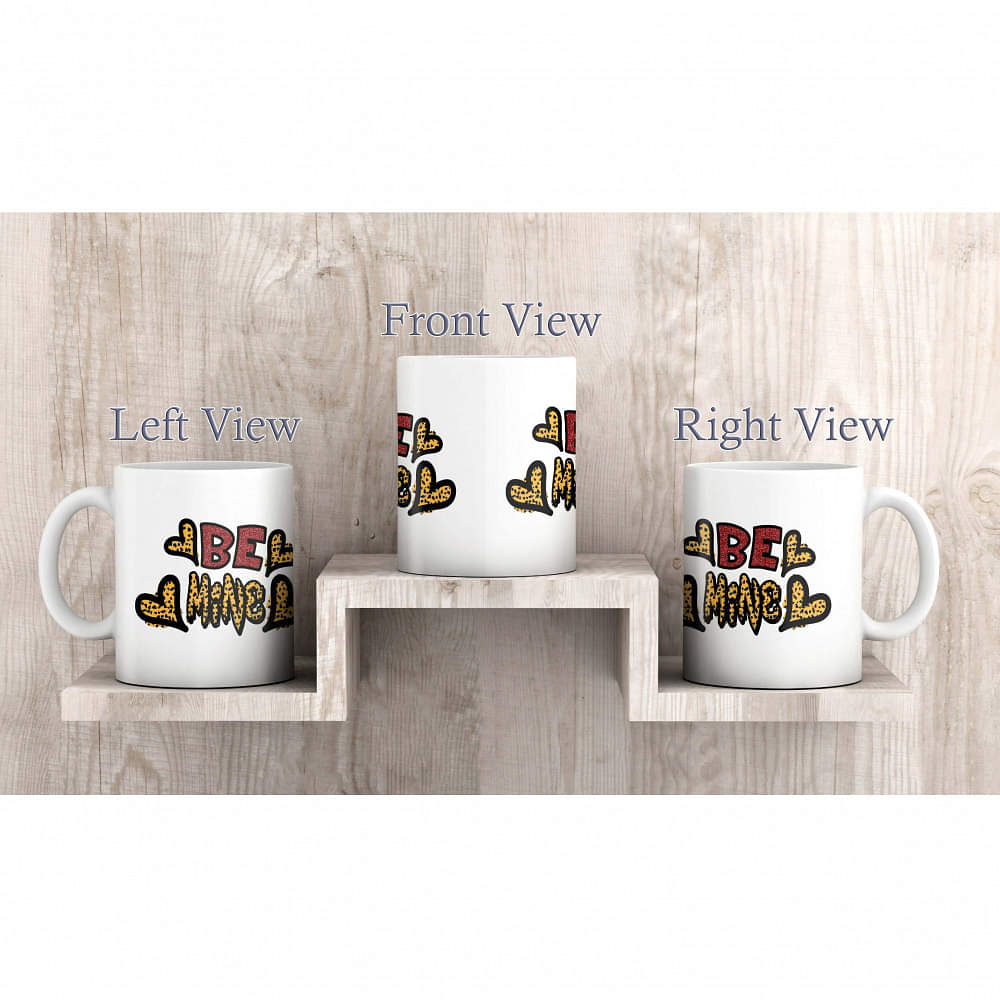 Printed Ceremic Mug Be Mine - photo