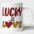 Lucky In Love Coffee Mug - front_view
