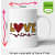 Love Theme Ceramic Coffee Mug - front_view