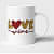 Love Theme Ceramic Coffee Mug - top_view