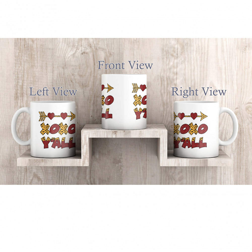 Ceremic Mug with Printed Love - photo