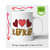 Ceremic Mug with Printed Love - top_view