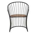 Obra Wood Arm Chair - front_view
