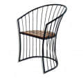 Obra Wood Arm Chair - top_view