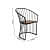 Obra Wood Arm Chair - rear_view