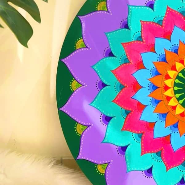 Beautiful Mandala Wall Hanging - top_view