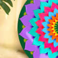 Beautiful Mandala Wall Hanging - top_view