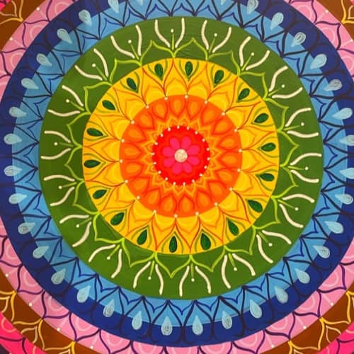 Rainbow wall decoration