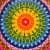 Rainbow wall decoration - rear_view