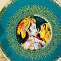 Radha Krishna wall hanging - front_view