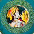 Radha Krishna wall hanging - right_view