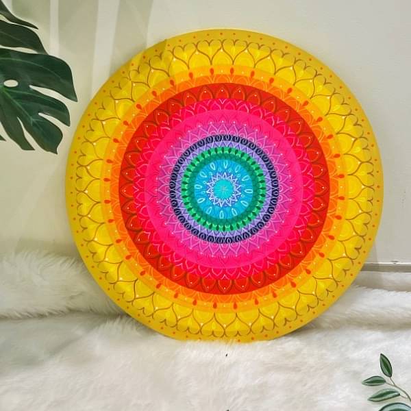 Sunshine mandala wall hanging