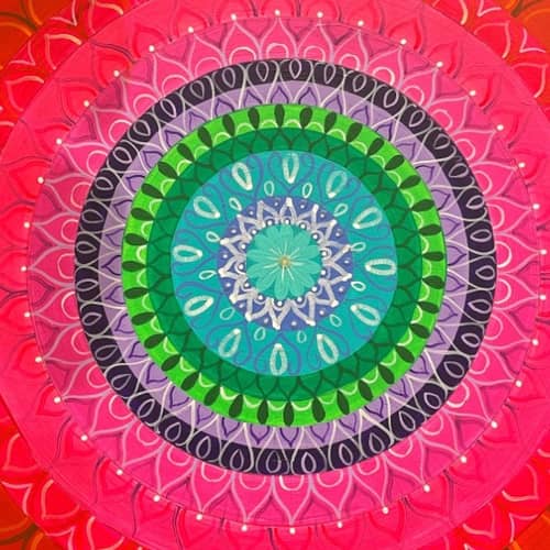 Sunshine mandala wall hanging