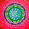Sunshine mandala wall hanging - front_view